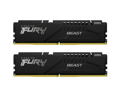 Модуль пам'яті для комп'ютера DDR5 16GB (2x8GB) 5200 MHz Beast Black Kingston Fury (ex.HyperX) (KF552C36BBEK2-16) Модуль пам'яті для комп'ютера DDR5 16GB (2x8GB) 5200 MHz Beast Black Kingston Fury (ex.HyperX) (KF552C36BBEK2-16)