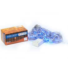 Гірлянда Delux Curtain С 256LED 3х2 м синій/прозорий IP20 (90017996)
