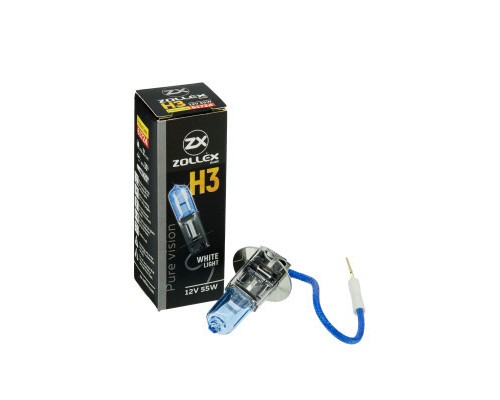 Автолампа Zollex H3 12V 55W Pure vision (2861724)