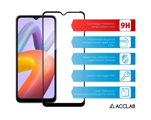 Скло захисне ACCLAB Full Glue Xiaomi Redmi A2 (1283126579950)