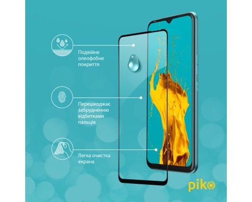 Скло захисне Piko Full Glue Tecno Spark 8C (1283126542497)