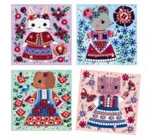 Набір для творчості Djeco Милі тваринки мозаїка (DJ09425)