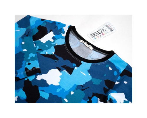 Піжама дитяча Breeze трикотажна (17828-80G-blue)