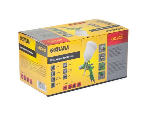 Фарбопульт Sigma HVLP 1.4 верхній бак (зелений) (6812021)