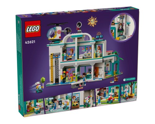 Конструктор LEGO Friends Лікарня в Хартлейк-Сіті 1045 деталей (42621)