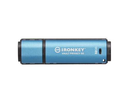USB флеш накопичувач Kingston 32GB IronKey Vault Privacy 50 USB 3.2 (IKVP50/32GB) 