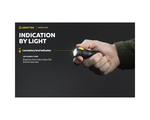 Ліхтар Armytek Prime C1 Pro Marnet USB White (F07901C)