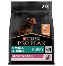Сухий корм для собак Purina Pro Plan Small&Mini Puppy Sensitive Skin з лососем 3 кг (7613035123809)