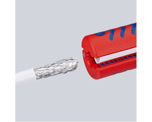 Знімач ізоляції KNIPEX для коаксіальних кабелів (16 60 100 SB)