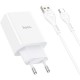 Зарядний пристрій HOCO C99A charger set (Type-C) White (6931474767585)