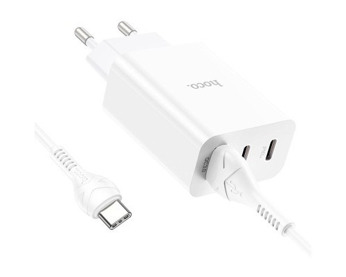 Зарядний пристрій HOCO C99A charger set (Type-C) White (6931474767585)