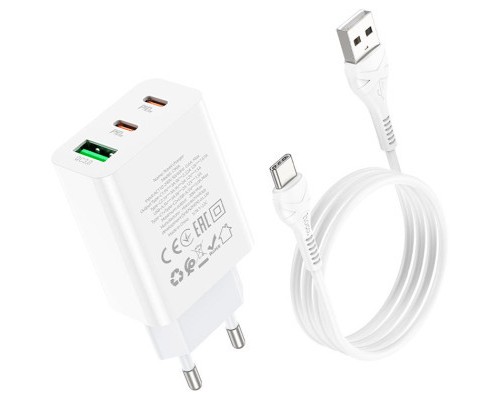 Зарядний пристрій HOCO C99A charger set (Type-C) White (6931474767585)