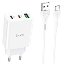 Зарядний пристрій HOCO C99A charger set (Type-C) White (6931474767585)
