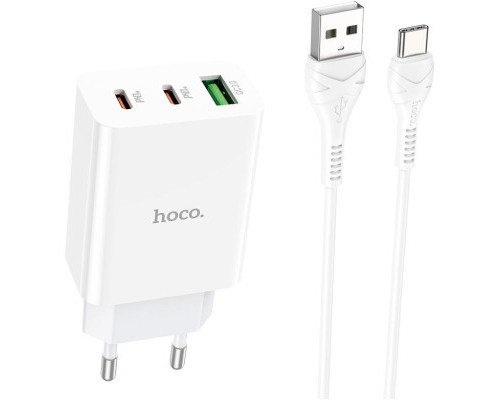 Зарядний пристрій HOCO C99A charger set (Type-C) White (6931474767585)