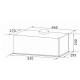Витяжка кухонна GRANADO Palamos 4613-1200 White glass (GCH4613120055)