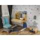 Парта з кріслом Mealux Timberdesk S (парта + крісло + тумба) (BD-685 S+ box BD 920-2 BL+Y-115 BLG)