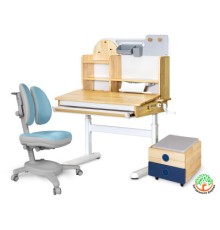 Парта з кріслом Mealux Timberdesk S (парта + крісло + тумба) (BD-685 S+ box BD 920-2 BL+Y-115 BLG)
