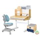 Парта з кріслом Mealux Timberdesk S (парта + крісло + тумба) (BD-685 S+ box BD 920-2 BL+Y-115 BLG)