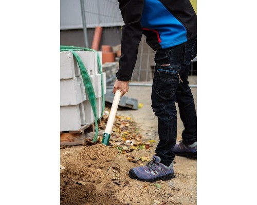 Лопата Verto совкова, руків'я дерев'яне, 120см, 1.8кг (15G019)