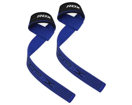 Кистьові лямки RDX S4 Gym Cotton Gel Straps Black Plus (WAC-S4B+)