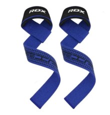 Кистьові лямки RDX S4 Gym Cotton Gel Straps Black Plus (WAC-S4B+)