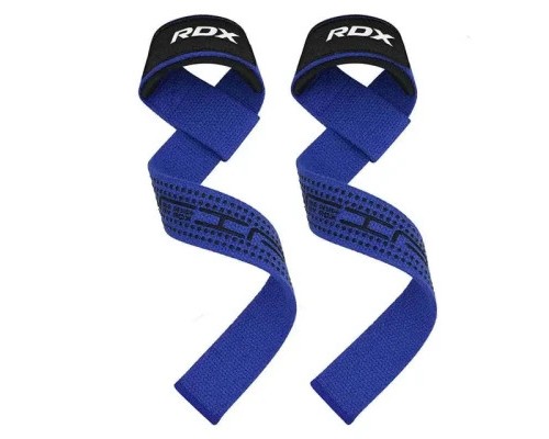 Кистьові лямки RDX S4 Gym Cotton Gel Straps Black Plus (WAC-S4B+)