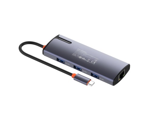 Порт-реплікатор ColorWay Docking Station USB-C 6-в-1 Type C PD 100W/USB3.0х3/USB2.0/RJ45 (CW-HUB03)