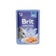 Вологий корм для кішок Brit Premium Delicate Fillets in Jelly Salmon філе в желе (8595602570683)