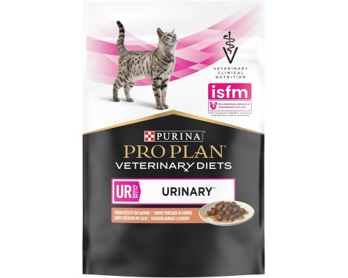 Вологий корм для кішок Purina Pro Plan Veterinary Diets UR ST/OX Urinary З лососем 10 x 85 г (8445290093851) Вологий корм для кішок Purina Pro Plan Veterinary Diets UR ST/OX Urinary З лососем 10 x 85 г (8445290093851)
