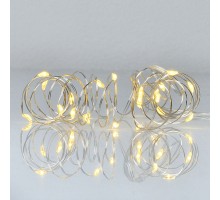 Гірлянда YES! Fun Нитка на мідному дроті 20 LED Жовта 2 м Статична На батарейках (975023)