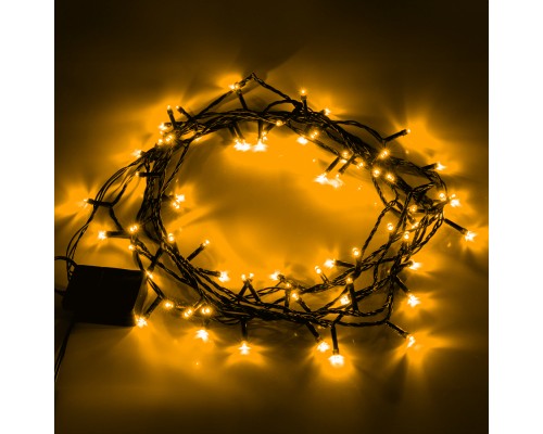 Гірлянда YES! Fun Нитка 70 LED Тепло-біла 4.9 м 8 режимів Мерехтіння (974835)