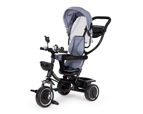 Дитячий велосипед Ecotoys Comfort З поворотним сидінням Grey (JM-066-9 GREY)