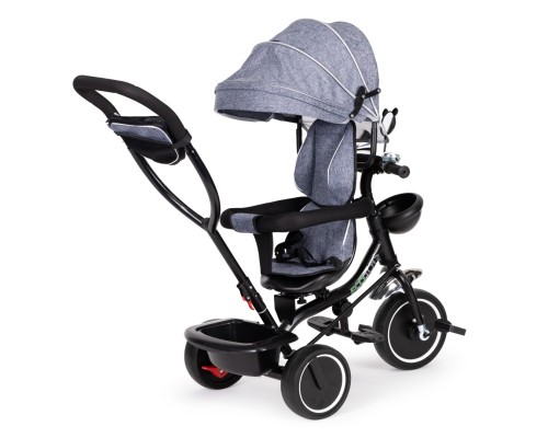 Дитячий велосипед Ecotoys Comfort З поворотним сидінням Grey (JM-066-9 GREY)