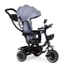Дитячий велосипед Ecotoys Comfort З поворотним сидінням Grey (JM-066-9 GREY)
