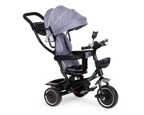 Дитячий велосипед Ecotoys Comfort З поворотним сидінням Grey (JM-066-9 GREY)