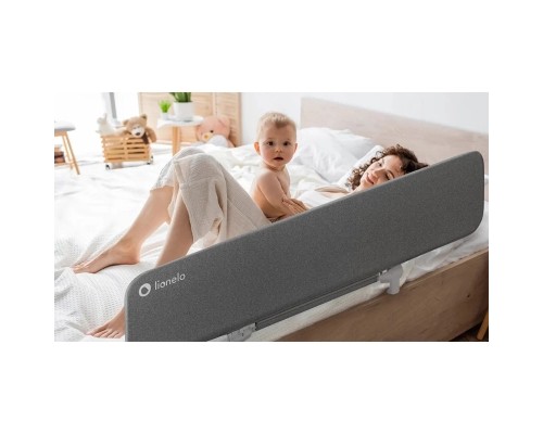 Захисний бар'єр для дітей Lionelo LORA XL GREY STONE (LO-LORA XL GREY STONE)