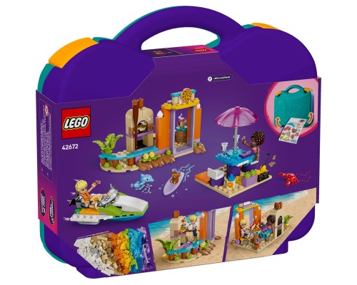 Конструктор LEGO Friends Творча валіза для подорожей і відпочинку на пляжі (42672)