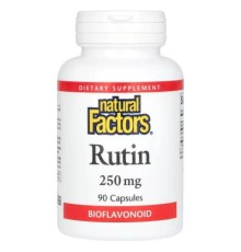 Вітамінно-мінеральний комплекс Natural Factors Рутин, 250 мг, Rutin, 90 капсул (NFS-01391)