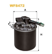 Фільтр паливний Wixfiltron WF8472