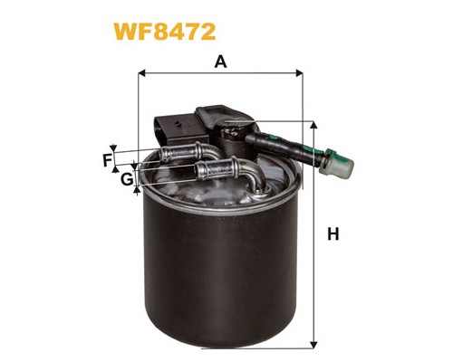 Фільтр паливний Wixfiltron WF8472