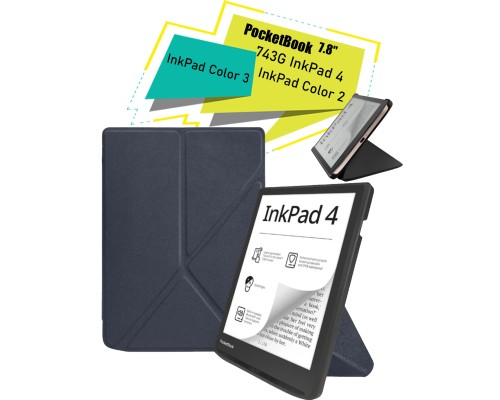 Чохол до електронної книги BeCover Ultra Slim Origami PocketBook 743G InkPad 4/InkPad Color 2/InkPad Color 3 (7.8
