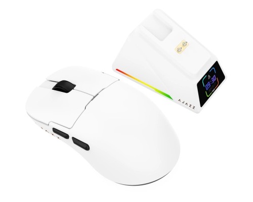 Мишка Ajazz AJ159 APEX Wireless/Bluetooth/USB White (AJM159-A-W)