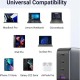 Зарядний пристрій Ugreen 4xUSB 100W (3xUSB-C+USB-A) Gan Tech Fast GAN Charger black CD226 (40747)