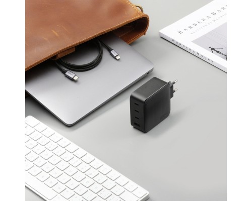 Зарядний пристрій Ugreen 4xUSB 100W (3xUSB-C+USB-A) Gan Tech Fast GAN Charger black CD226 (40747)