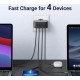 Зарядний пристрій Ugreen 4xUSB 100W (3xUSB-C+USB-A) Gan Tech Fast GAN Charger black CD226 (40747)