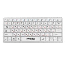 Клавіатура Maxxter KBW-C01S-UA Wireless UA White (KBW-C01S-UA)