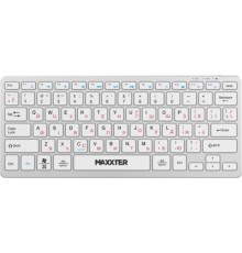 Клавіатура Maxxter KBW-C01S-UA Wireless UA White (KBW-C01S-UA)