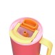 Термокружка Kambukka Rio Pink Papaya 950 мл Коралова з жовтим (11-08002)