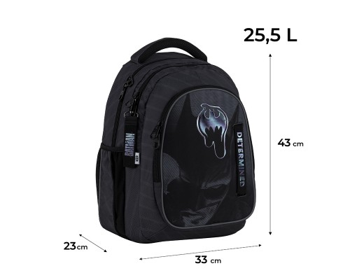 Рюкзак шкільний Kite Education teens 8001L DC Batman (DC25-8001L)