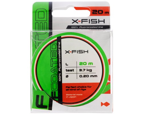 Флюорокарбон X-Fish FCoated 20m 0.20mm 3.7kg (1917.01.43)
